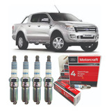 Jogo 4 Velas Ford Ranger 2.5 Flex 2012 A 2019 Ayfs32yr
