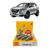 Jogo 4 Velas Ignição Hyundai Ix35 2.0 16v A Partir 2011