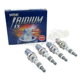 Jogo 4 Velas Ngk Iridium Fria Grau 9 Sextavado 16mm Bkr9eix