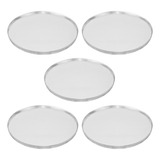 Jogo 5 Formas De Aluminio Para Pizza 35 Cm De Diâmetro