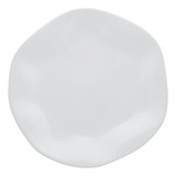 Jogo 6 Pratos Rasos Branco Porcelana 27,5cm Oxford Ryo White