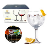 Jogo 6 Taças Bohemia Vinho Tinto 580ml Cristal Com Titanium
