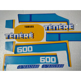 Jogo Adesivos Kit Faixa Yamaha Tenere 600 1989 Azul