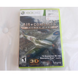 Jogo Air Conflicts Secret Wars Xbox 360 Completo Impecável