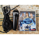 Jogo American Idol Ps3 Com Microfone