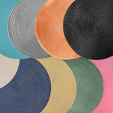 Jogo Americano Redondo 6 Pçs 38cm Sousplat Mesa Posta Cores