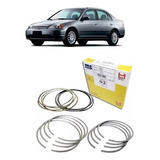 Jogo Aneis Motor Honda Civic 1.7 16v Apo 2001 Metal Leve Std