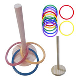 Jogo Argola Base Mdf Reabilitação Neuromotor Crianças Idosos