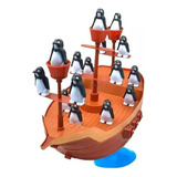 Jogo Barco Pirata Pinguim Equilíbrio Brinquedo Não Balance