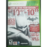 Jogo Batman Arkham City Xbox 360 Mídia Original