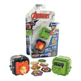 Jogo Battle Cubes Hulk E Viúva Negra Kit Batalha Marvel