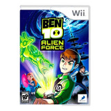 Jogo Ben 10 Alien Force Wii - Mídia Fisica Original Completo