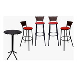 Jogo Bistro Alto Banquetas Bar Area Junco Fibra Sintetica
