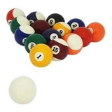 Jogo Bola Bilhar Snooker Sinuca 16 Bolas 52mm Numeradas