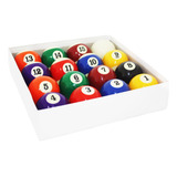 Jogo Bolas Bilhar Sinuca Oficial 53mm Numerada 57mm Branca