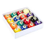 Jogo Bolas De Sinuca Bilhar Snooker Branca + Numeradas 50mm