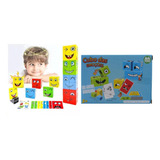 Jogo Brinquedo Didático Pedagógico Infantil Cubo Das Emoções