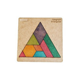 Jogo Brinquedo Pedagógico Infantil Tangram Triangular