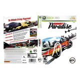 Jogo Burnout Paradise Xbox 360 Mídia