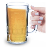 Jogo C/ 24 Canecas De Vidro Copo Chopp Cerveja 360ml Bar