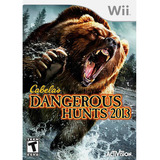 Jogo Cabelas Dangerous Hunts 2013 Nintendo Wii Midia Fisica