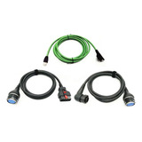 Jogo Cabos Obd2 Rede Para Star Diagnosis C4 Mercedes Benz