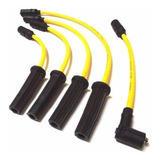 Jogo Cabos Vela Silicone Amarelo 8mm Gol Ap 1.6 1.8 87 A 96