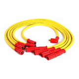 Jogo Cabos Vela Silicone Amarelo 8mm Gol Escort Cht 1.0 1.6