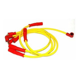 Jogo Cabos Vela Silicone Amarelo 8mm Gol Parati Saveiro Bola G2 G3 Ap Mi 1.8 2.0 97 98 99 00 1997 A 2001