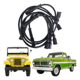 Jogo Cabos Velas Ohc 4 Cc Jeep Rural F75 F100 Maverick Ford