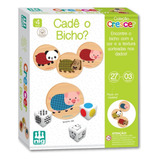 Jogo Cadê O Bicho? Madeira Didático Criança Infantil Nig