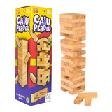 Jogo Caiu Perdeu Torre Madeira Equilíbrio Jenga 54 Peças
