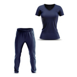 Jogo Calça Jogger + Blusinha Feminina Confortável Dry-fit Nf