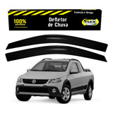 Jogo Calha De Chuva Defletor Ecoflex Fume Diversos Veiculos.