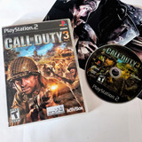 Jogo Call Of Duty 3 Play 2 Com Capa E Poster Ps2