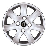 Jogo Calota Aro 14 Renault Symbol 2010 - C/ Emblema 4 Peças