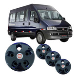 Jogo Calota Ducato Centro 1998 A 2017 Aro 16 Black Piano
