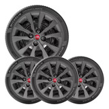Jogo Calota Fiat Mobi Trekking Grafite Aro 14 Esportiva