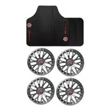Jogo Calota Triton 13 E 14 + Tapete Fiat Uno Sport 1985 2019