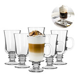 Jogo Caneca Xícara Taça Café Gelado Cappuccino Chá Kit C/ 6