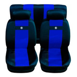 Jogo Capa~banco Carro Em Nylon Cor Azul P Santana2001/02