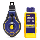 Jogo Carretel D Linha + Giz Azul Speedline Irwin Iwht48443bc