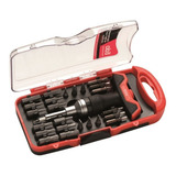 Jogo Chave Catraca Bits Fenda Philips Torx 28 Pecas 9np Eda