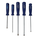 Jogo Chave Fenda Simples E Cruzada 5 Peças Gedore G 150-160s