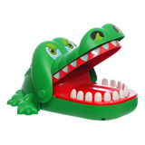 Jogo Come-come Crocodilo Brinquedo Jacaré Dentista Grande Cor Verde