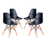 Jogo Conjunto 4 Cadeiras Charles Eames