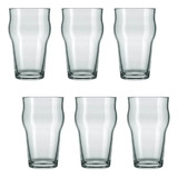 Jogo Copo Cerveja Artesanal Pint Stout 473ml Kit 6 Unidades
