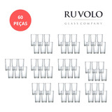 Jogo Copos Vidro Multiuso Água Kit 60 Pc Long Drink 255ml Cor Transparente