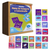 Jogo Da Memória Educativo Meio De Transportes E Comunicação