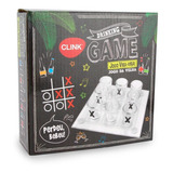 Jogo Da Velha Shot Drink 9 Copos 10 Ml Tabuleiro Vidro